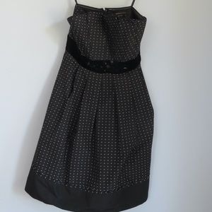 ❦ BCBGMAX AZRIA Polka-Dot Strapless Dress ❦